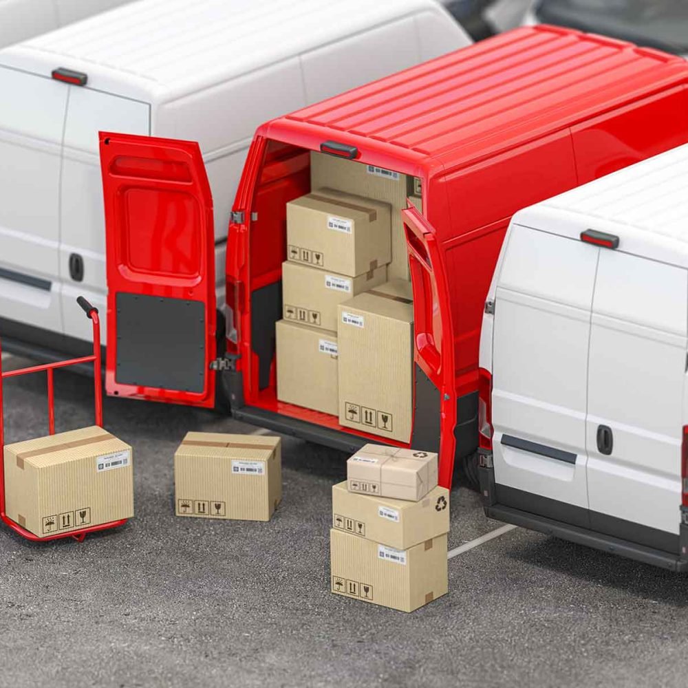 red-delivery-van-with-open-doors-and-hand-truck-4E7SRQH.jpg